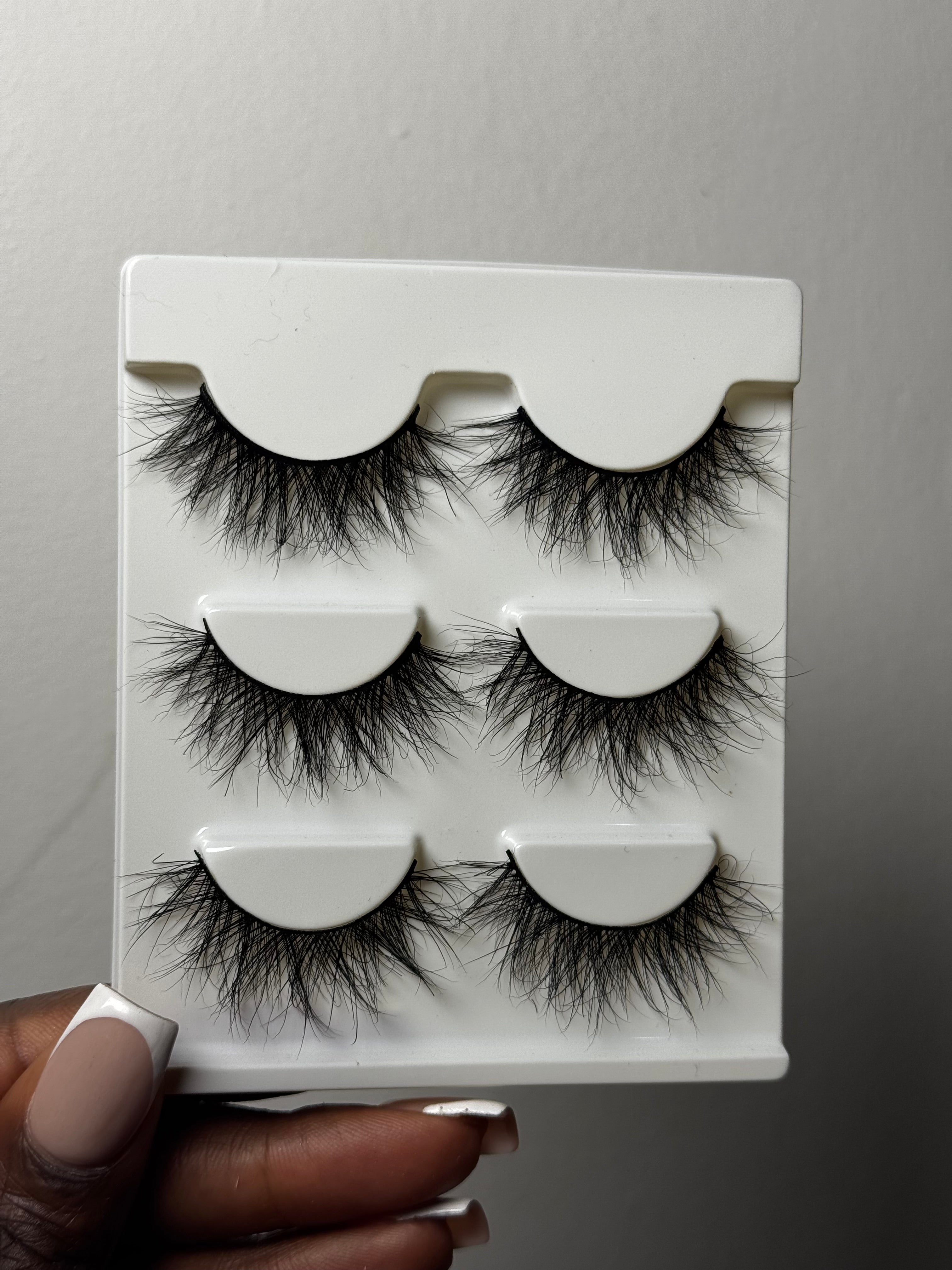 3 Pack of Best Natural False Eyelashes
