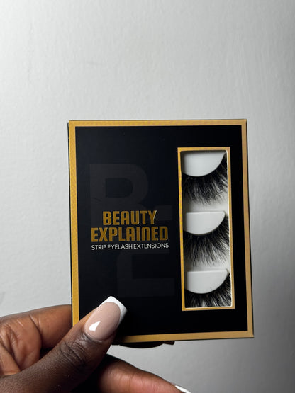 Naya Strip Eyelash Extensions – Reusable, Natural Finish Strip Lashes